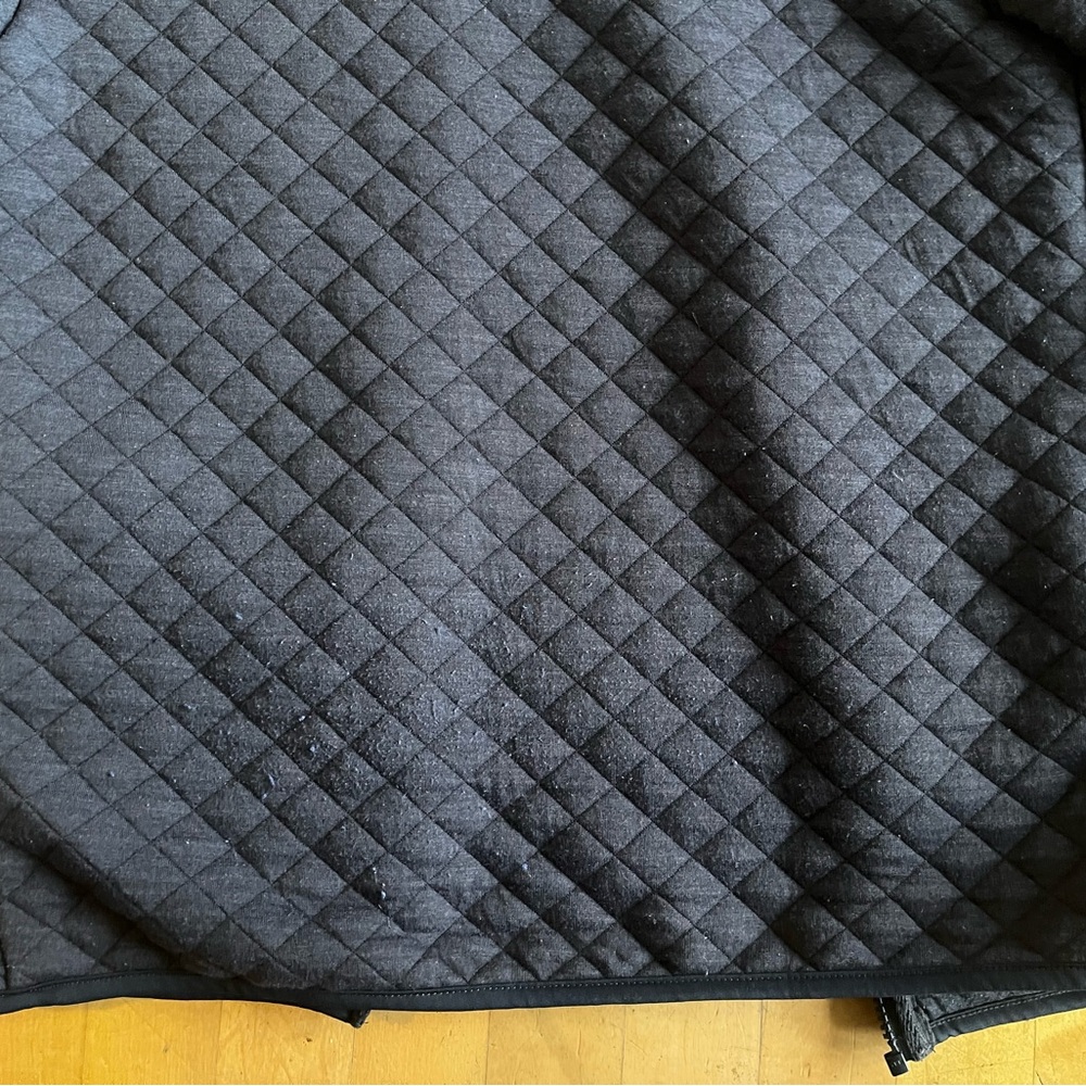 Navy Quilted Jacket - Picture 4 of 5